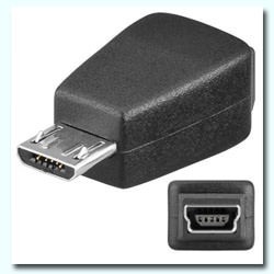 ADAPTADOR MINI USB (5PIN) H - MICRO B MACHO