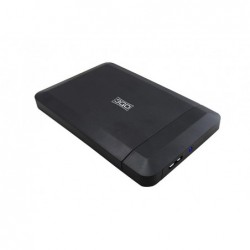CAJA EXTERNA HDD 2.5" SATA-USB 3.0 SCREWLESS 3GO NEGR