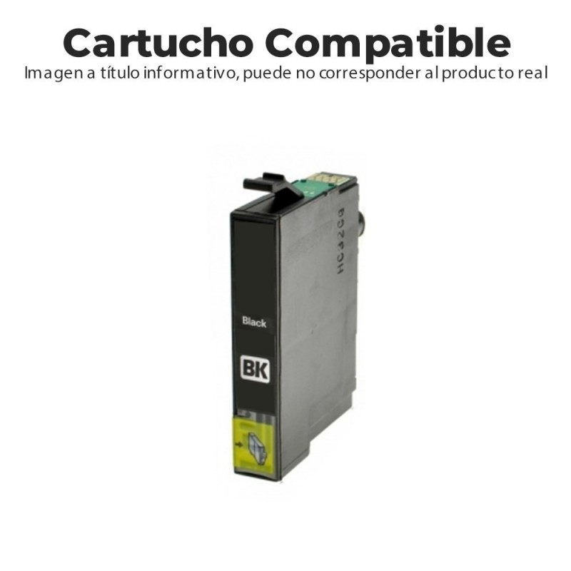 CARTUCHO COMPATIBLE CON EPSON R200-RX500 NEGRO HQ