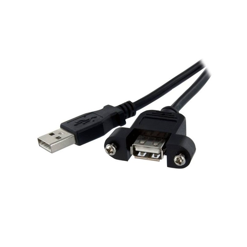 STARTECH CABLE USB 60CM MONTAJE EN PANEL - USB A M