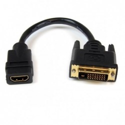 STARTECH ADAPTADOR 20CM HDMI® A DVI - DVI-D MACHO