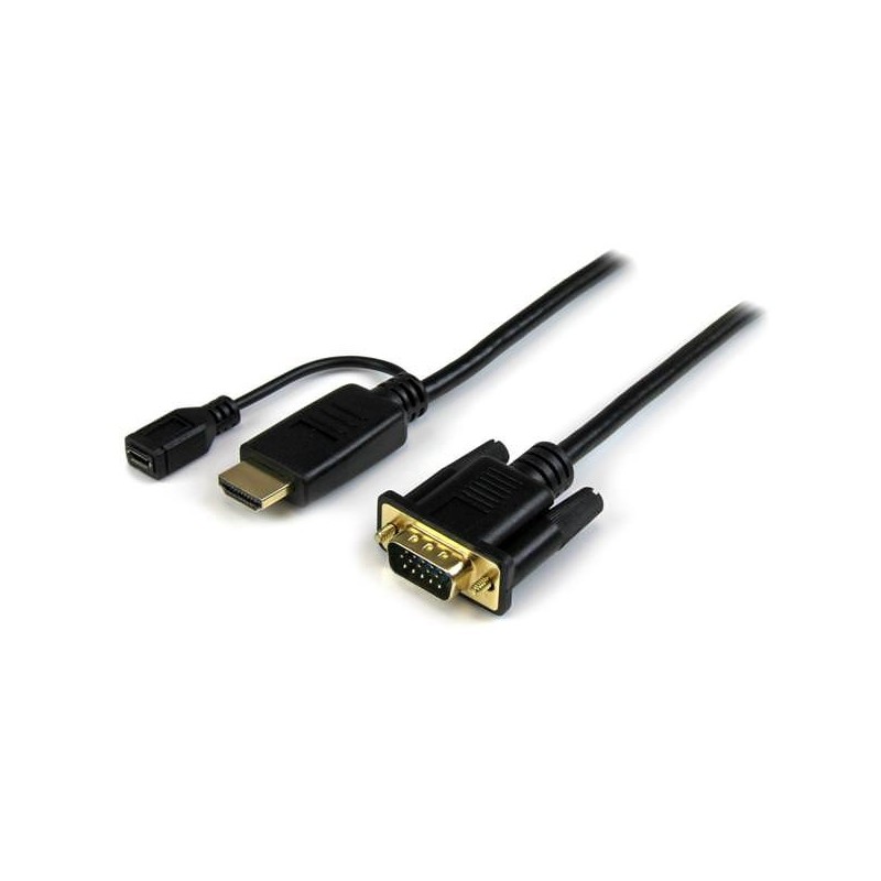 STARTECH CABLE 91CM CONVERSOR ACTIVO HDMI A VGA -