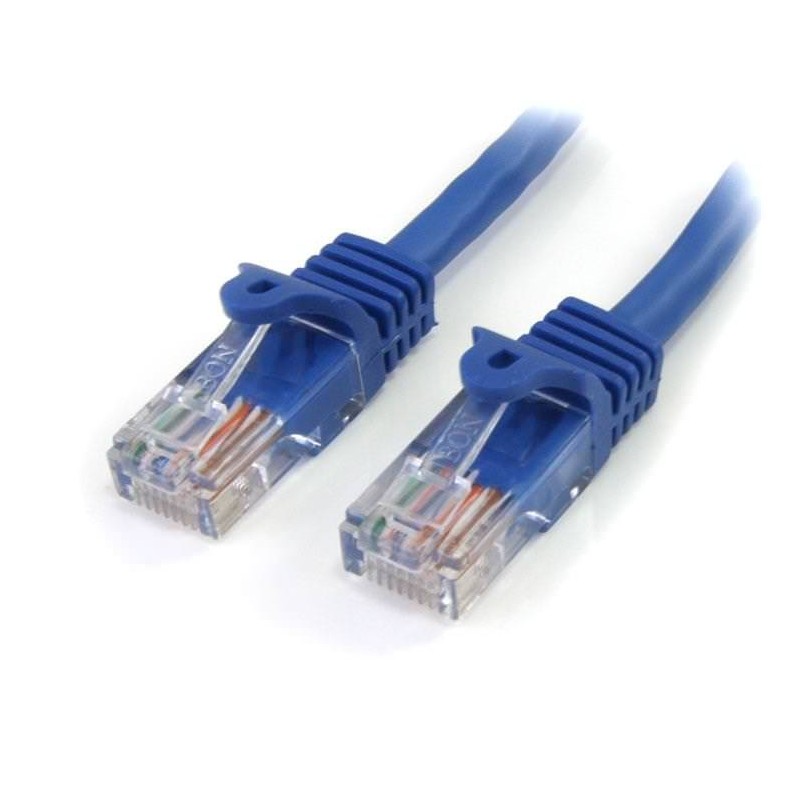 STARTECH CABLE 30CM RED ETH. CAT5E RJ45 SIN ENGANC