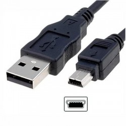 CABLE USB 2.0 A(M) - MINIUSB M 3M