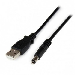 STARTECH CABLE 2M USB A CONECTOR TIPO BARRIL N