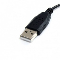 STARTECH CABLE 30CM MICRO USB B ACODADO A USB A