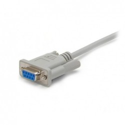 CABLE STARTECH SERIE NULL MODEM DB9H-DB25M 3M